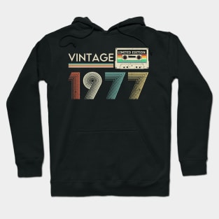 Vintage 1977 Limited Cassette Hoodie